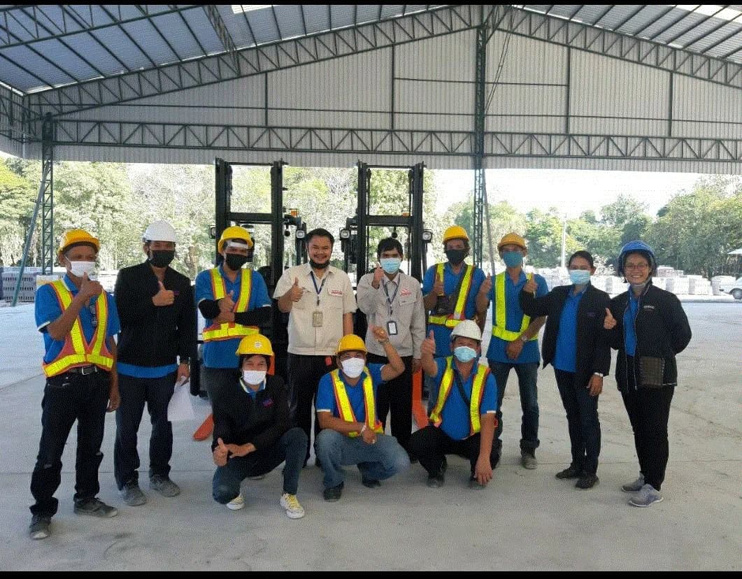 วงกลมบล็อก ร่วมกับโตโยต้า ทูโช่ ฟอร์ลิฟท์ จัดการอบรมการขับขี่รถฟอร์คลิฟ อย่างถูกต้องและปลอดภัย