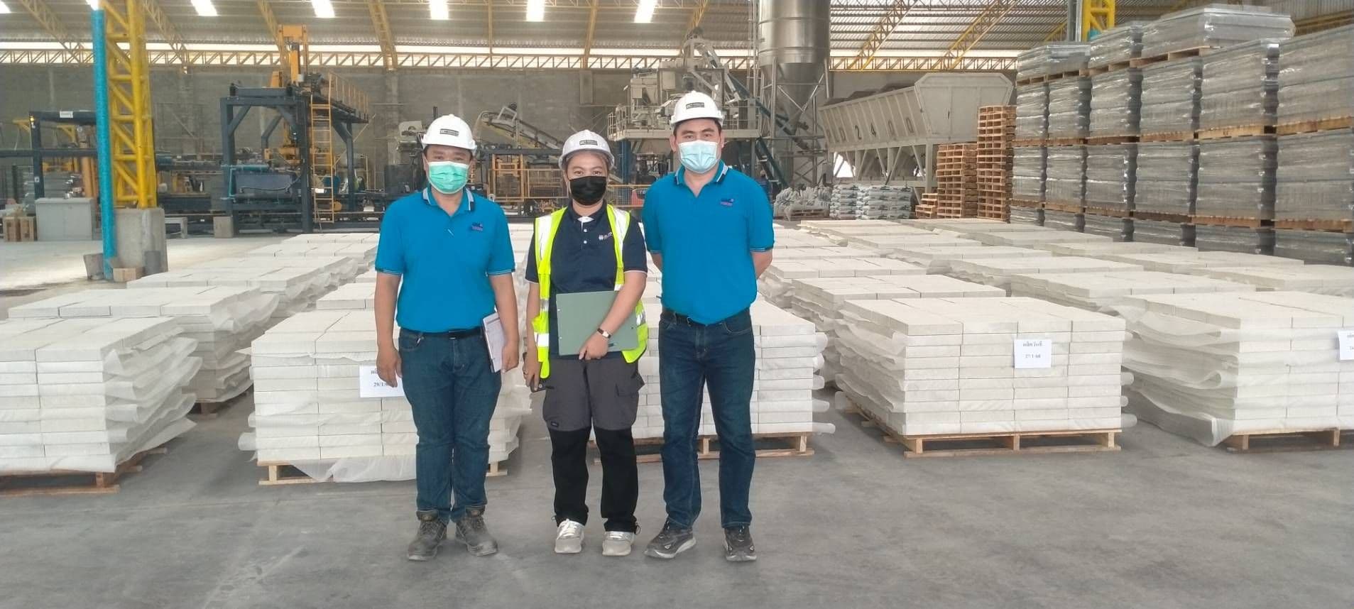 BL Harbert International เยี่ยมชมโรงงานวงกลม